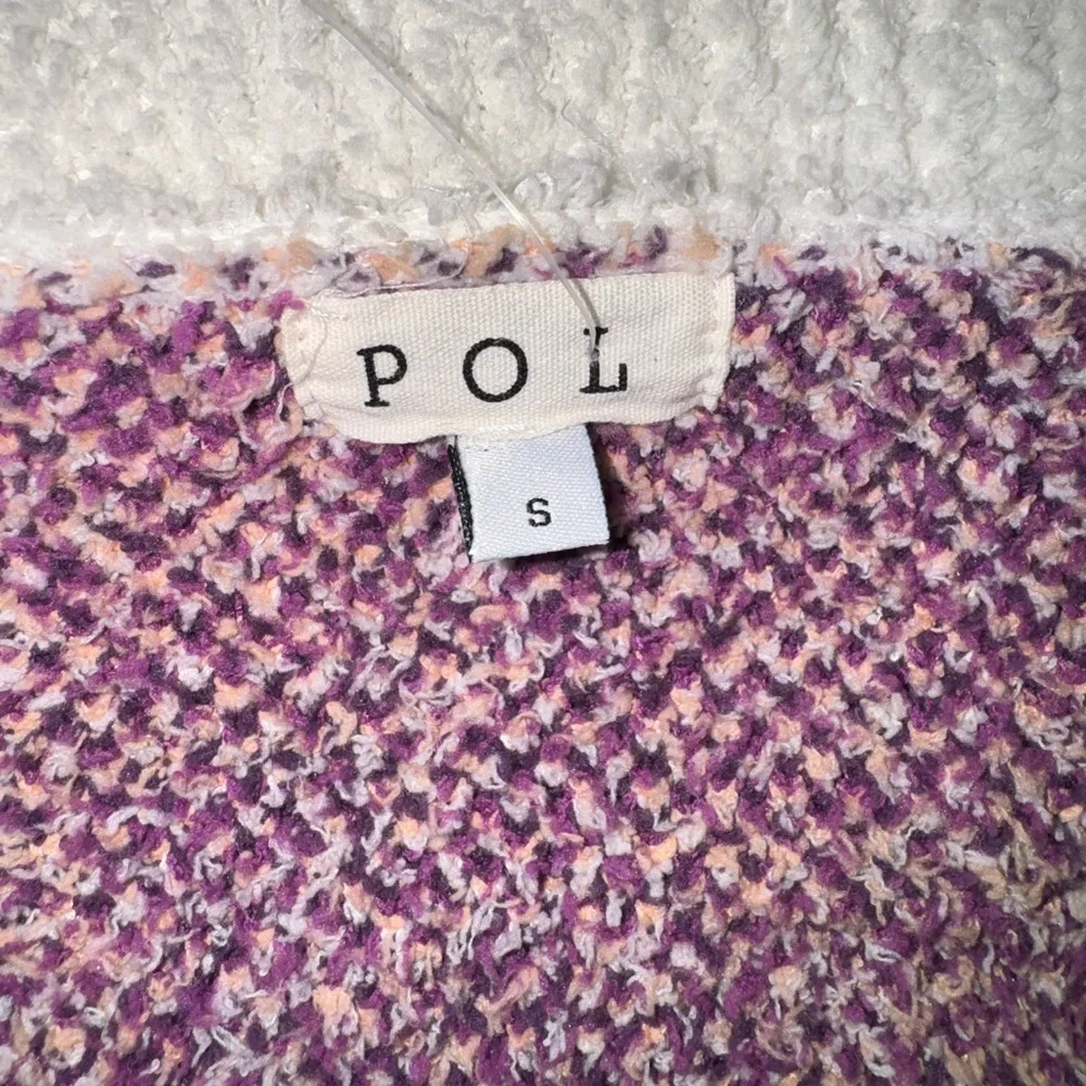 POL Butterfly & Leopard Colorblock Cardigan Sweater Oversized Boho Cozy - Picture 5 of 6